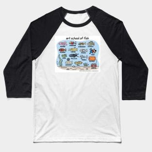 art school of fish Baseball T-Shirt